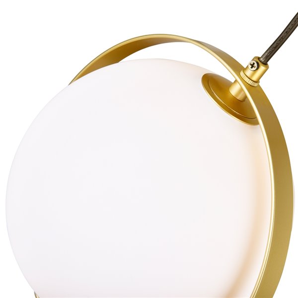 CWI Lighting Da Vinci Mini Pendant Light - 1-Light - Brass