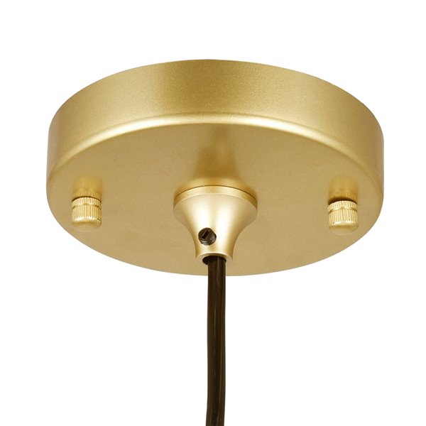 CWI Lighting Da Vinci Mini Pendant Light - 1-Light - Brass