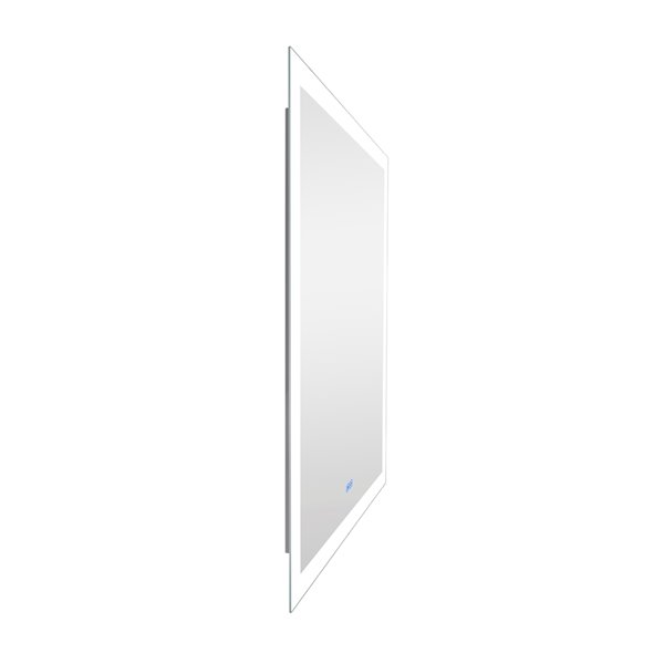 CWI Lighting Abigail Rectangular Mirror with LED Light - 30-in x 49-in - Matte White