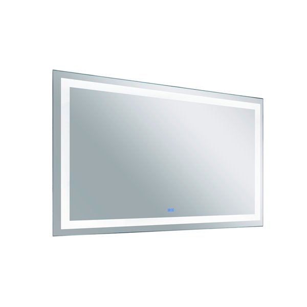 CWI Lighting Abril Rectangular Mirror with LED Light - 70-in x 36-in - Matte White