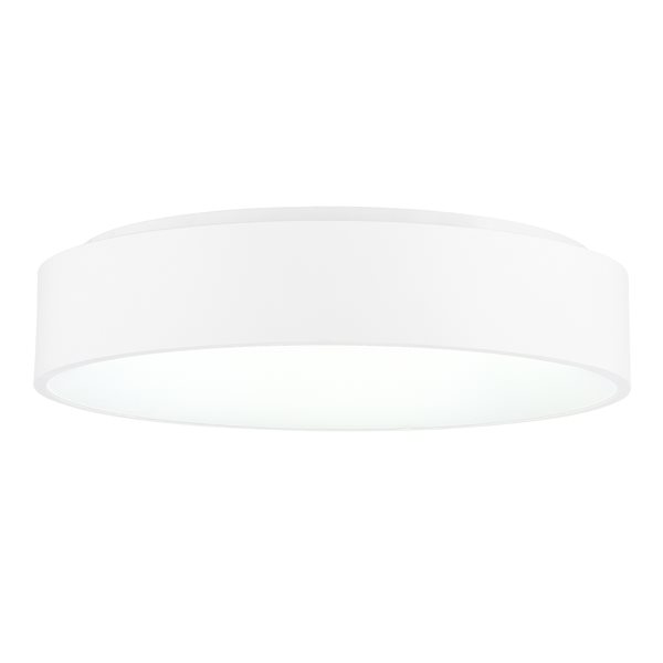 CWI Lighting Arenal Round Flush-Mount Light - LED - Grey and White