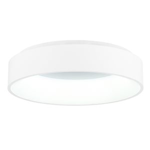 CWI Lighting Arenal Round Flush-Mount Light - LED - Grey and White