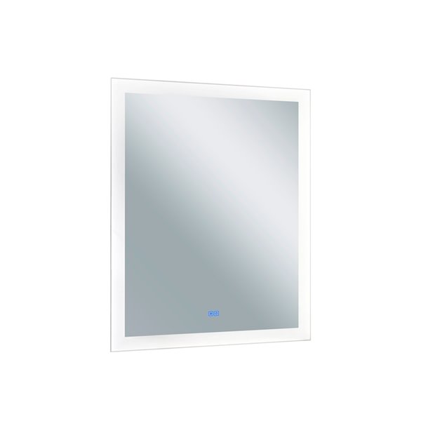 CWI Lighting Abigail Rectangular Mirror with LED Light - 32-in x 40-in - Matte White