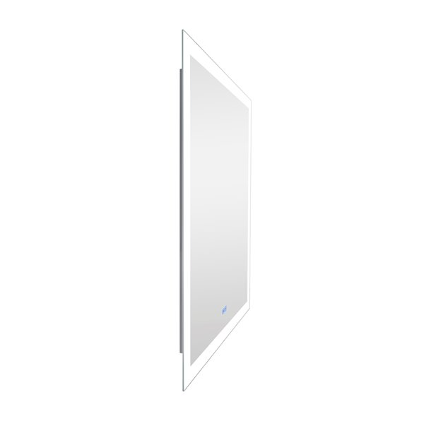 CWI Lighting Abigail Rectangular Mirror with LED Light - 32-in x 40-in - Matte White