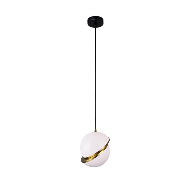CWI Lighting Gemini Mini Pendant Light - 1-Light - Brass
