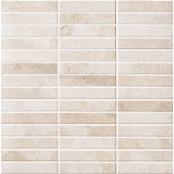 Mono Serra Ceramic Tile 13.4-in x 13.4-in Tevere Mosaic 17.43 sq.ft ...