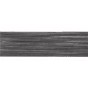 Tuile céramique Mono Serra 4 po x 16 po Bulevar Gris 11.11 pi2 / boite (25mcx / boite)