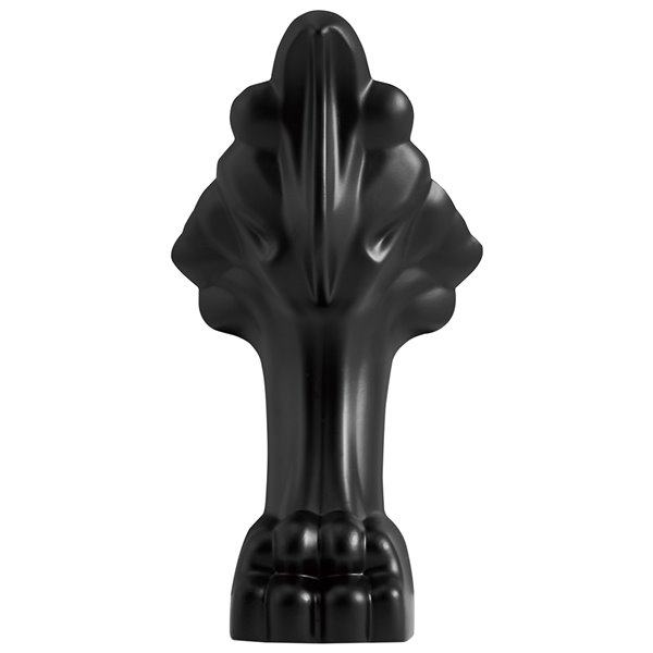 Streamline 32W x 60L Glossy White Acrylic Clawfoot Bathtub with Matte Black Feet and Center Drain with Tray