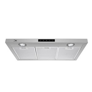 Hotte de cuisine convertible de Streamline, 29,5 po, acier inoxydable