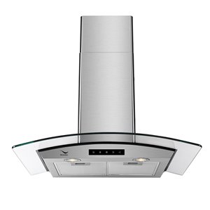 Hotte de cuisine murale convertible de Streamline, 480 PCM, 35,4 po, acier inoxydable