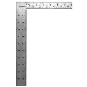 Johnson Level Professional Easy-Read Carpenter Square -Steel - 8-in X 12-in