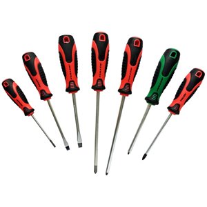 Jeu de tournevis à manche composite avec support Fuller d'Innovak, 7 mcx