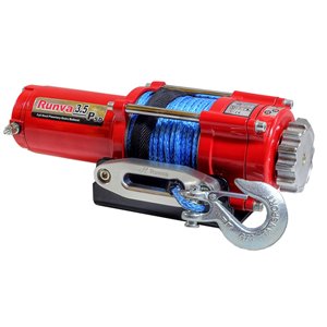 Treuil électrique pour VTT et VHR de Runva, 12 V, 3 500 lb, moteur de 3,2 hp