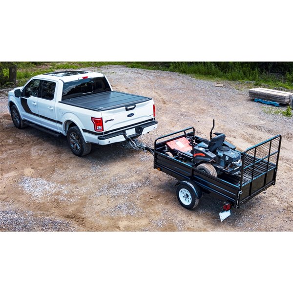DK2 Multi-Purpose Utility Trailer Kit with Drive-Up Gate - 5-ft x 7-ft - Black