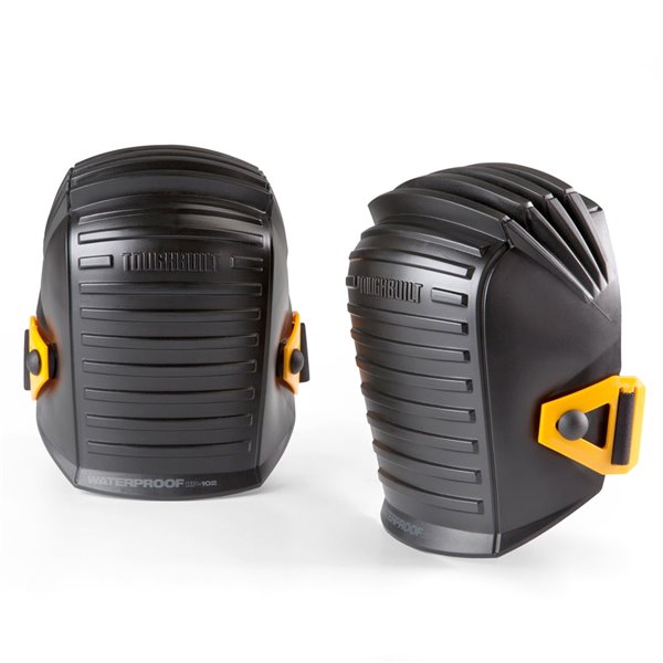 TOUGHBUILT Waterproof Knee Pads - Plastic - Black