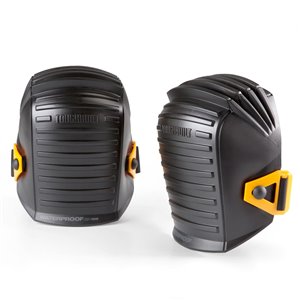 TOUGHBUILT Waterproof Knee Pads - Plastic - Black