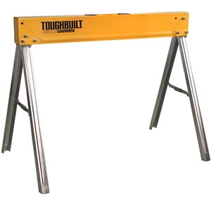 TOUGHBUILT C300 Sawhorse - Steel - 28.55-in x 36.82-in - 1100 lb - Gray