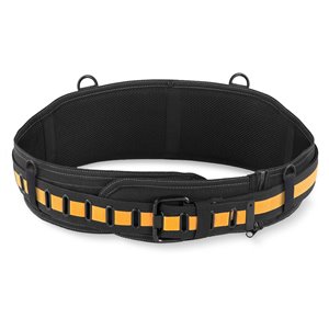 Ceinture rembourrée avec support dorsal TOUGHBUILT, 32 po à 48 po, noir