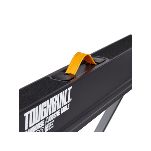 TOUGHBUILT C600 Sawhorse Steel 24.70-in x 42.4-in 1300 lb Black  TB-C600 RONA