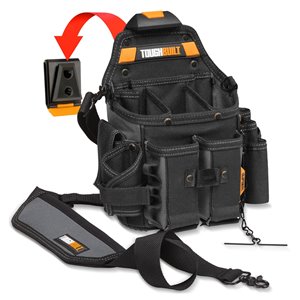 TOUGHBUILT Journeyman Electrician Pouch and Shoulder Strap - Black