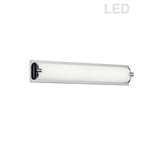 Dainolite Signature Vanity Light - 1-Light - 25-in - Polished Chrome