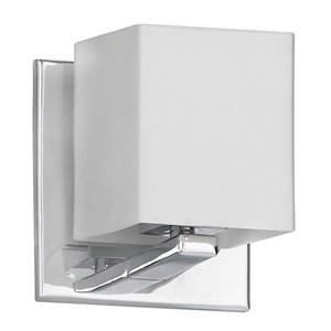 Luminaire pour meuble-lavabo Signature de Dainolite, 1 lumière, 4,5 po, chrome poli