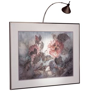 Lampe pour tableau Display Light de Dainolite, 3 po, bronze brossé à l'huile