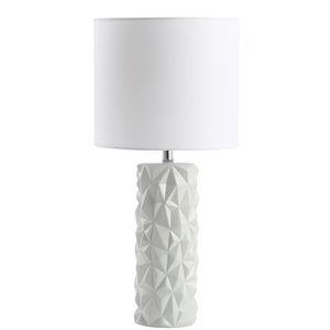 Dainolite Signature Table Lamp - 1-Light - 26.25-in - Matte White