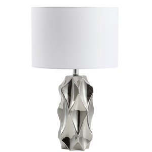Lampe de table Signature de Dainolite, 1 lumière, 24,5 po, chrome poli