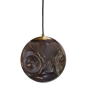 Dainolite Eris Pendant Light - 1-Light - 9.75-in x 10-in - Aged Brass