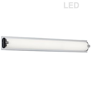 Dainolite Signature Vanity Light - 1-Light - 36-in - Polished Chrome