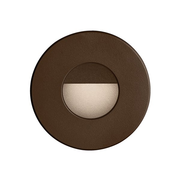 Dainolite Signature Round Wall Light - LED - 3.65-in - Bronze