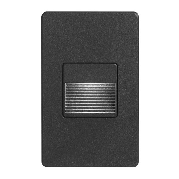 Dainolite Signature Rectangle Wall Light - LED - 4.9-in - Black