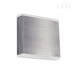 Dainolite Emery Wall Sconce - 2-Light - 4.88-in - Satin Chrome