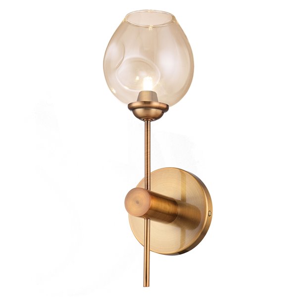 Dainolite Abii Wall Sconce - 1-Light - 4.75-in - Vintage Bronze