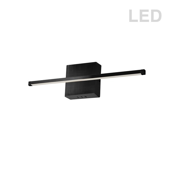 Dainolite Array Wall Sconce - 1-Light - 24.5-in - Matte Black