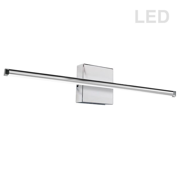 Dainolite Array Wall Sconce - 1-Light - 36-in - Polished Chrome