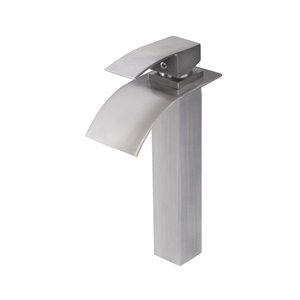 Novatto Eclipse Single Lever Handle Faucet - 11.5-in - Brushed Nickel