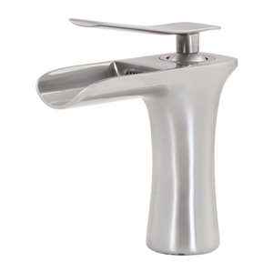 Novatto Vandy Single Lever Handle Faucet - 6.75-in - Brushed Nickel