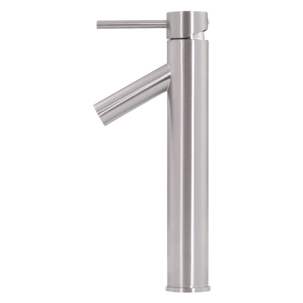 Novatto Dalyss Single Lever Handle Faucet - 12.5-in - Brushed Nickel