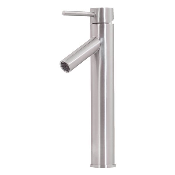 Novatto Dalyss Single Lever Handle Faucet - 12.5-in - Brushed Nickel