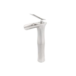Novatto Vandy Single Lever Handle Faucet - 11-in - Brushed Nickel
