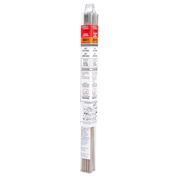 Lincoln Electric E6011 Welding Stick - Tube - 1/8-in - 1 lb