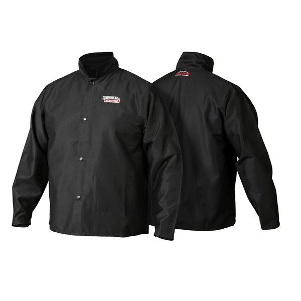 Lincoln Electric Red Line Traditional Flame Retardant Welding Jacket - 2XL - Black