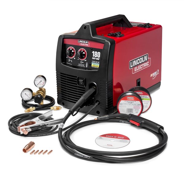 Linclon Electric Easy-MIG 180 Wire-Feed Welder - 230 V - 15-in x 20-in x 16-in