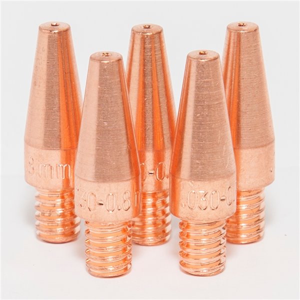 Lincoln Electric Magnum Pro Contact Tips - 0.030-in - Copper - 5/Pk