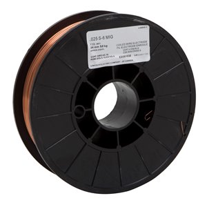 Fil S-6 MIG pour soudage Lincoln Electric, 0,025 po, 11 lb