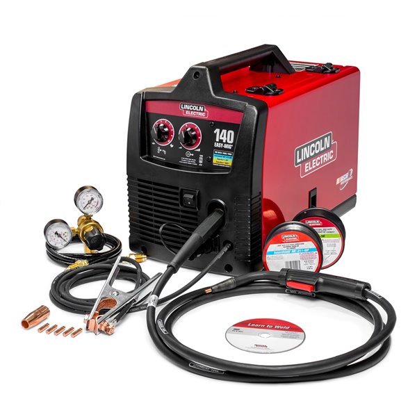 Linclon Electric Easy-MIG 140 Wire-Feed Welder - 120 V - 15-in x 20-in x 16-in