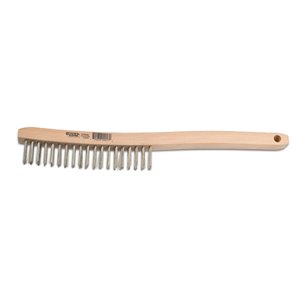 Lincoln Electric Row Wire Brush - Stainless Steel - 13.75-in
