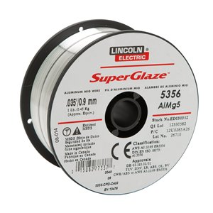 Lincoln Electric SuperGlaze Aluminum MIG Welding Wire - 0.035-in - 1 lb